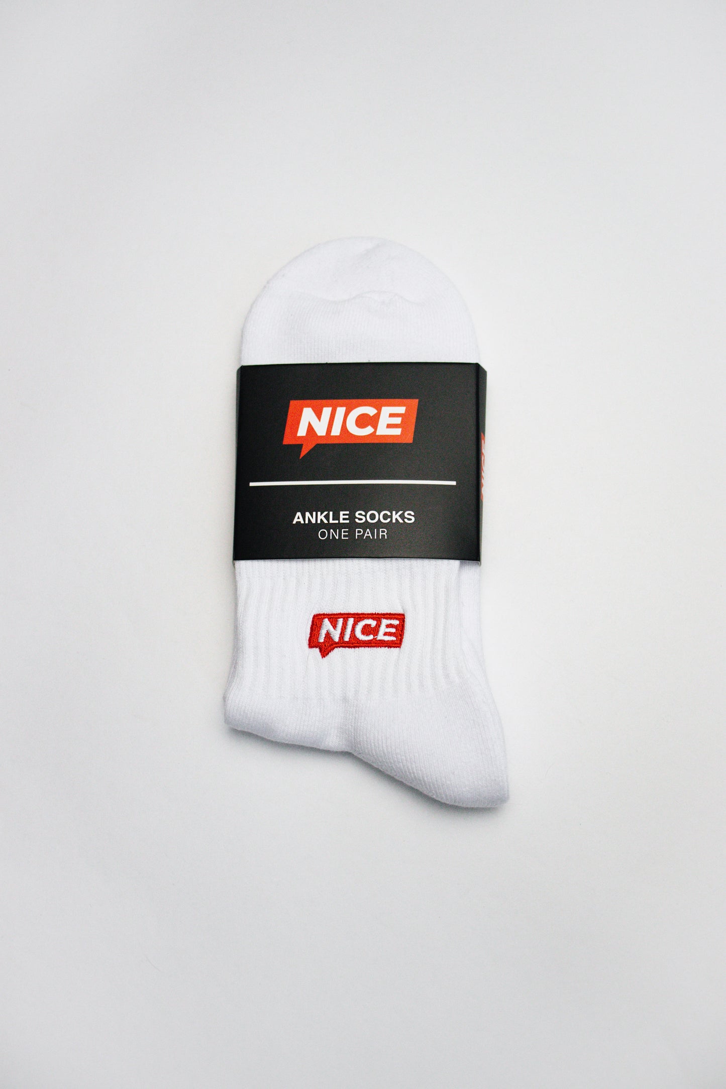 Nice White Ankle Sock