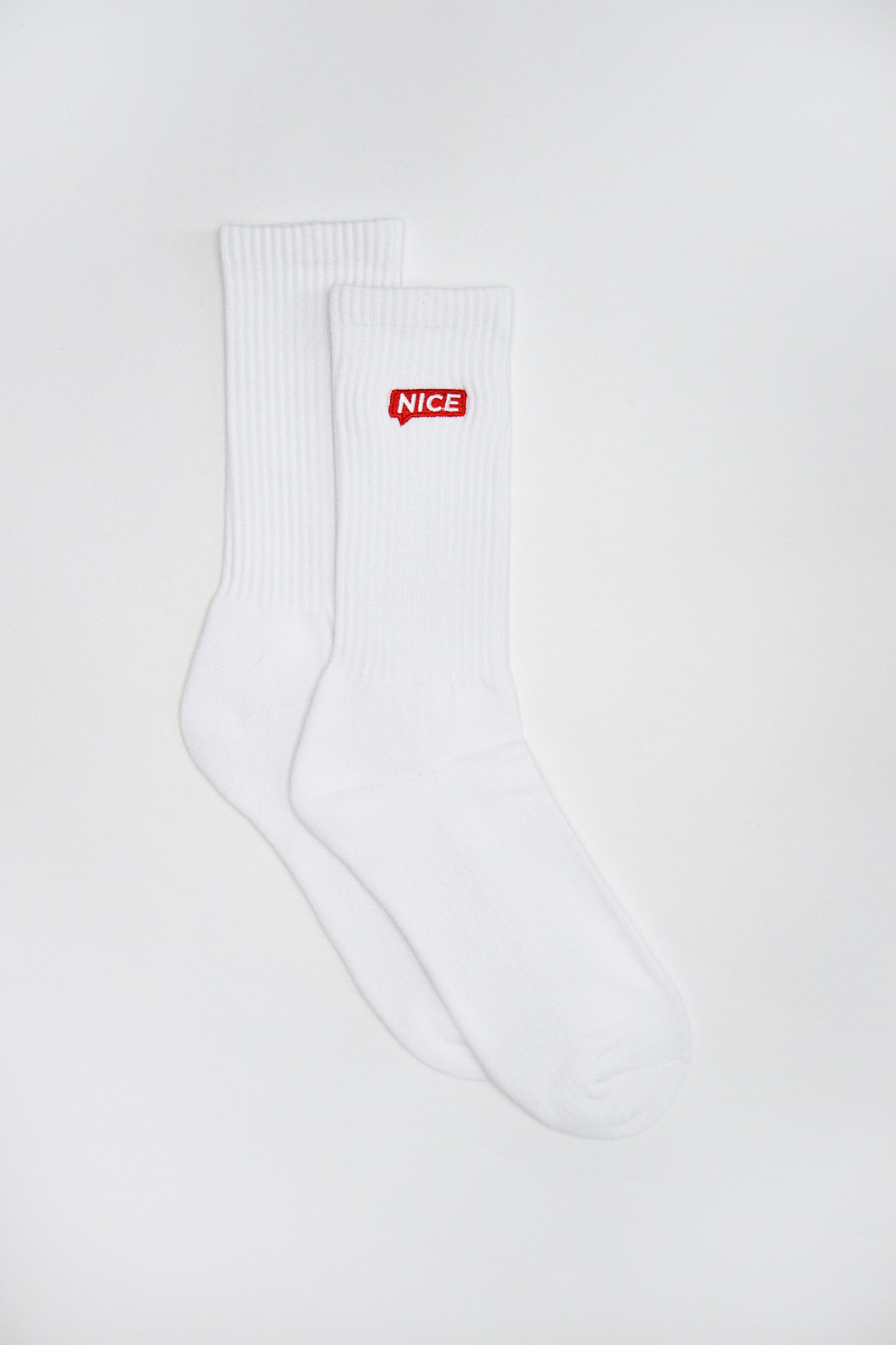 Nice White Crew Sock