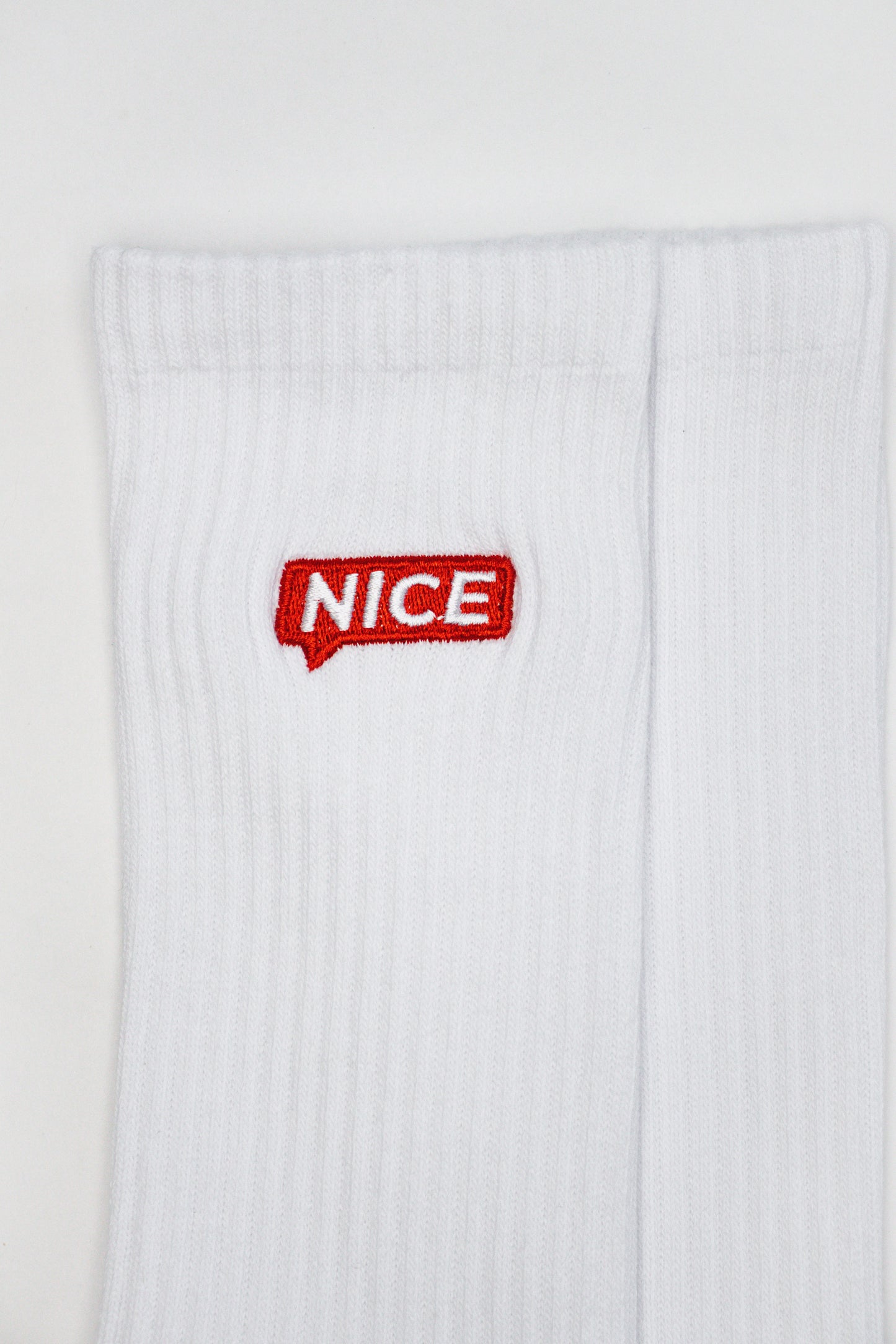 Nice White Crew Sock